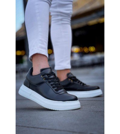 KB-X20 Kuback Siyah Cilt  Günlük Erkek Ayakkabı