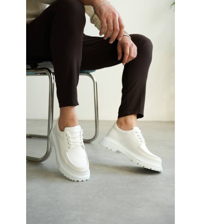 KB-X6 Kuback Beyaz Cilt Günlük Erkek Ayakkabı KB-X6 Kuback Beyaz Cilt Günlük Erkek Ayakkabı