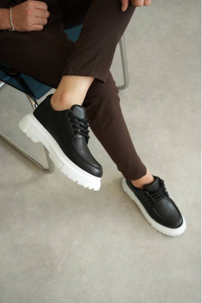 KB-X6 Kuback Siyah Cilt Günlük Erkek Ayakkabı