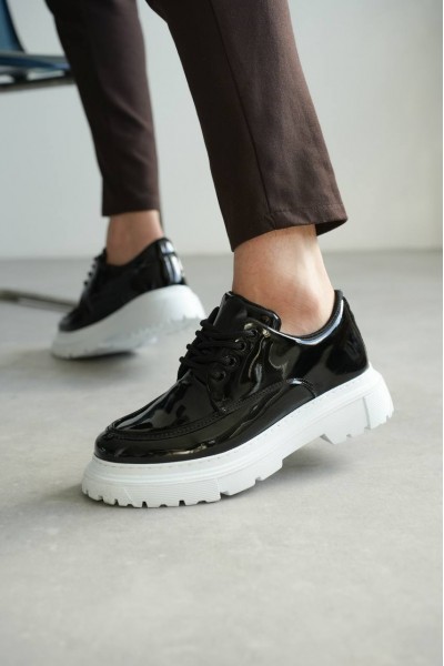 KB-X6 Kuback Siyah Rugan Günlük Erkek Ayakkabı