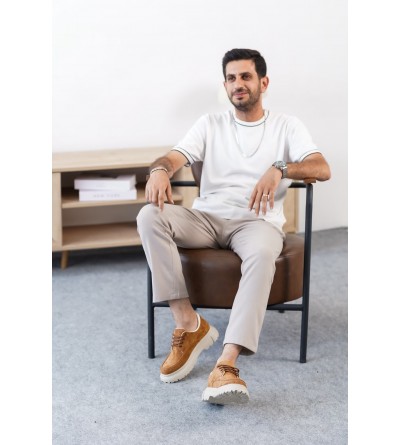 KB-X6 Kuback Taba Süet  Günlük Erkek Ayakkabı