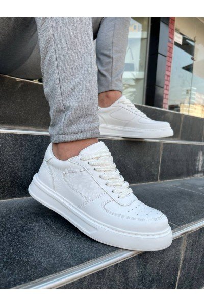 KB-DX8 Kuback Beyaz Deri Günlük Erkek Ayakkabı