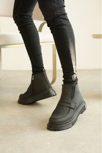 KB-K1 Kuback Kömür Cilt Günlük Erkek Bot