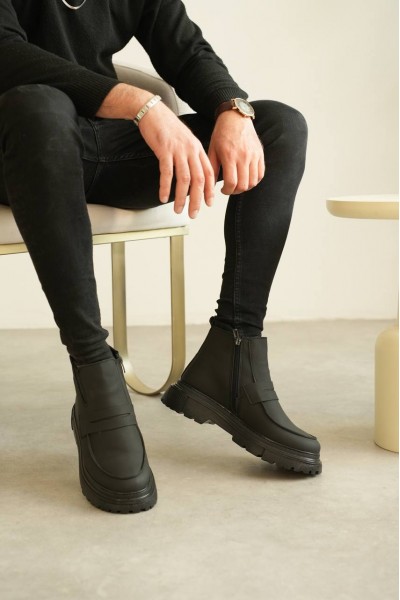 KB-K1 Kuback Kömür Cilt Günlük Erkek Bot