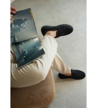 KB-KX1 Kuback Lacivert Kürklü Günlük Erkek Ayakkabı