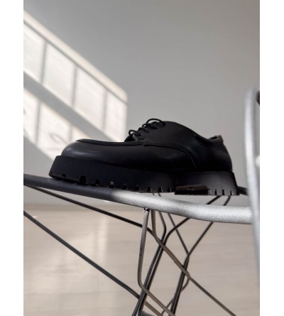 KB-KX6 Kuback Kömür Cilt Bağcıklı Günlük Unisex Ayakkabı KB-KX6 Kuback Kömür Cilt Bağcıklı Günlük Unisex Ayakkabı