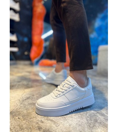 KB-N2 Kuback Beyaz Cilt Günlük Erkek Ayakkabı