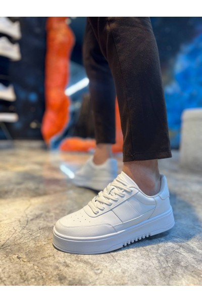 KB-N2 Kuback Beyaz Cilt Günlük Erkek Ayakkabı