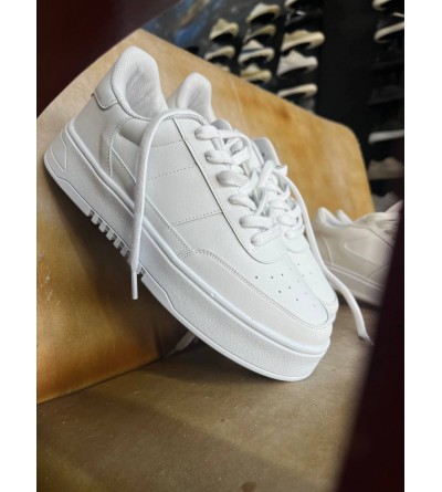 KB-N2 Kuback Beyaz Cilt Günlük Erkek Ayakkabı