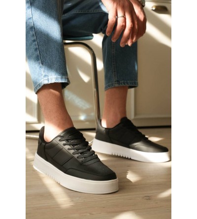 KB-N2 Kuback Siyah Cilt Bağcıklı Günlük Erkek Ayakkabı