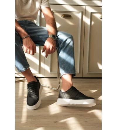 KB-N2 Kuback Siyah Cilt Bağcıklı Günlük Erkek Ayakkabı