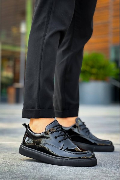 KB-X5 Kuback Kömür Rugan Günlük Erkek Ayakkabı