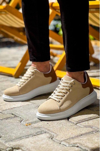 KB-X500 Kuback Bej Taba Süet Yüksek Taban Bağcıklı Günlük Erkek Ayakkabı KB-X500 Kuback Bej Taba Süet Yüksek Taban Bağcıklı Günlük Erkek Ayakkabı