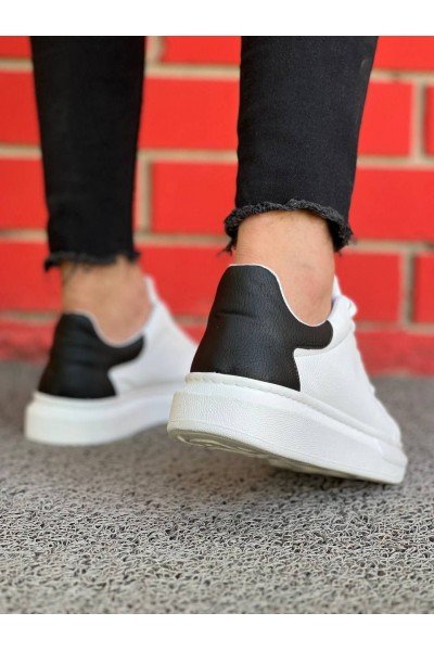 KB-X500 Kuback Bağcıklı Beyaz Siyah Günlük Erkek Ayakkabı KB-X500 Kuback Bağcıklı Beyaz Siyah Günlük Erkek Ayakkabı