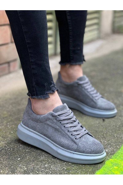 KB-X500 Kuback Gri Süet Yüksek Taban Bağcıklı Günlük Erkek Ayakkabı KB-X500 Kuback Gri Süet Yüksek Taban Bağcıklı Günlük Erkek Ayakkabı
