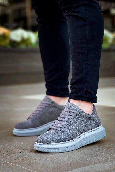 KB-X500 Kuback Gri Süet Yüksek Taban Bağcıklı Günlük Erkek Ayakkabı KB-X500 Kuback Gri Süet Yüksek Taban Bağcıklı Günlük Erkek Ayakkabı