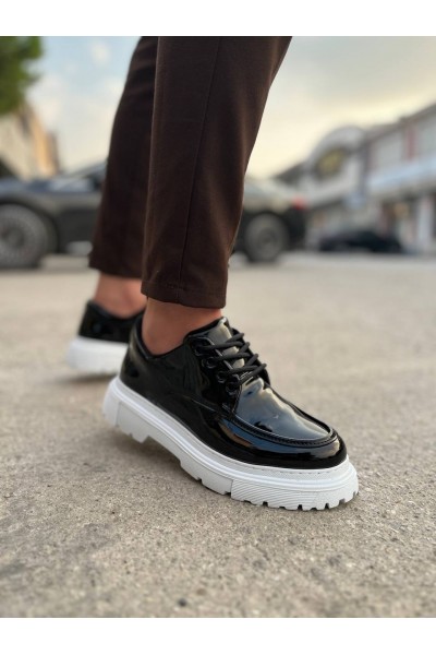 KB-X6 Kuback Siyah Rugan Günlük Erkek Ayakkabı KB-X6 Kuback Siyah Rugan Günlük Erkek Ayakkabı