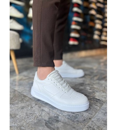 KB-X9 Kuback Beyaz Cilt Günlük Erkek Ayakkabı