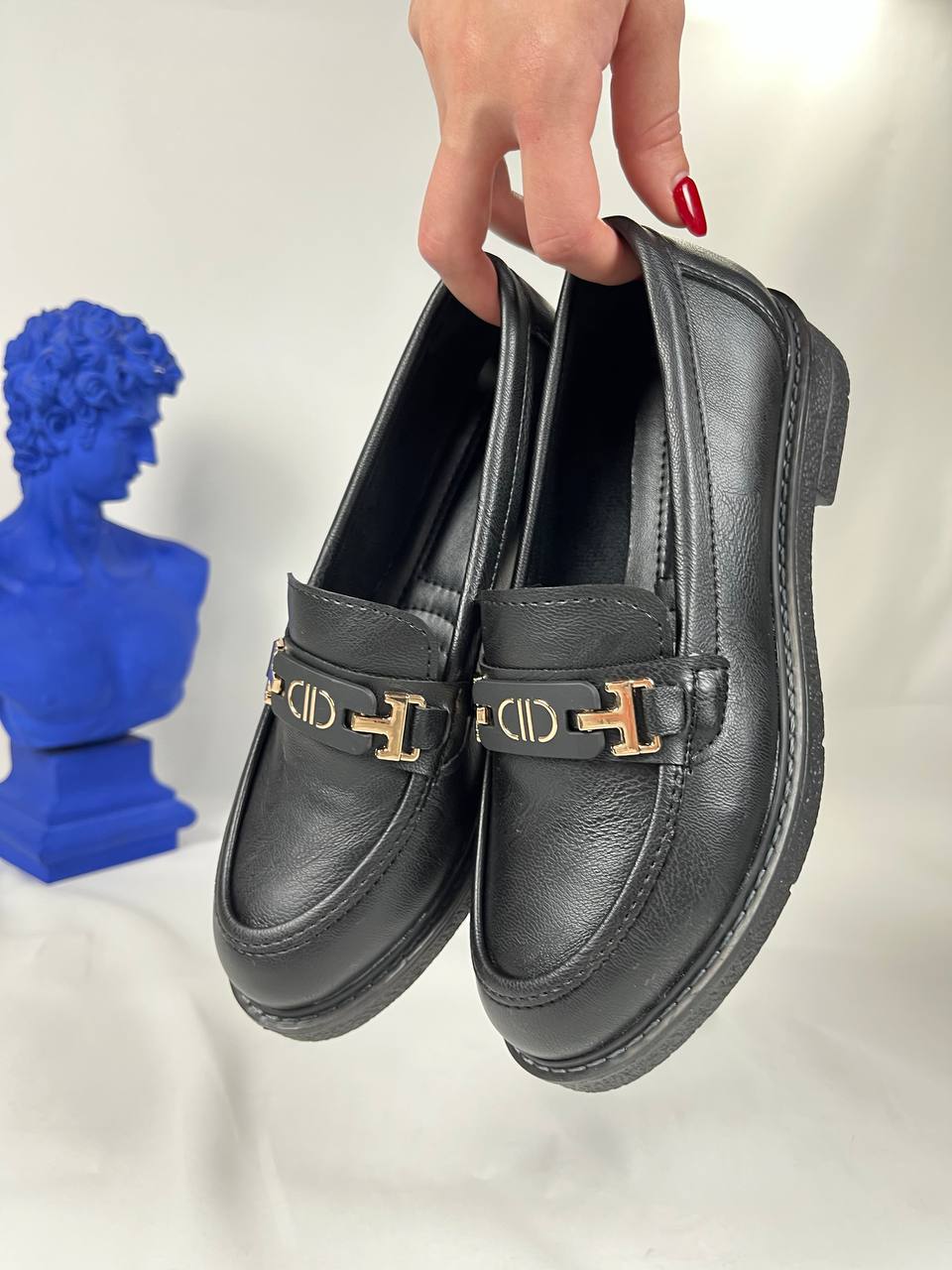 KB-802 Kuback Kömür Cilt Günlük Kadın Babet